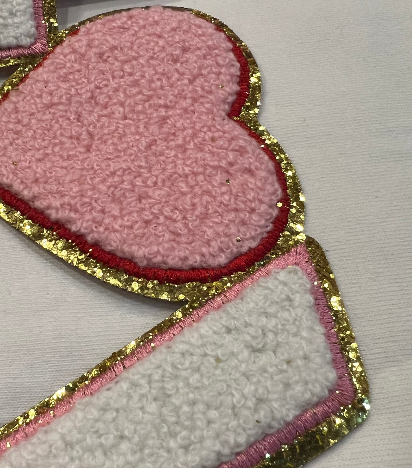 Love Chenille Patch Sweatshirt