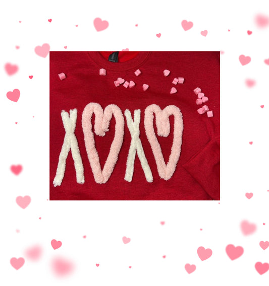 Valentine’s Day Yarn XOXO Sweatshirt