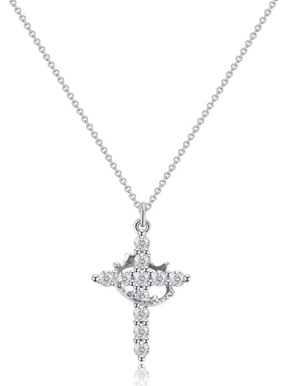 Cross & Crown Necklace