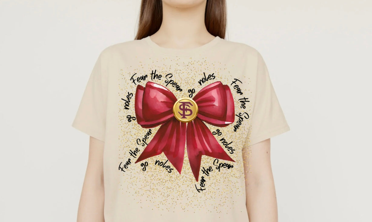 FSU Bow Design short sleeve