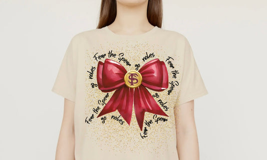 FSU Bow Design short sleeve