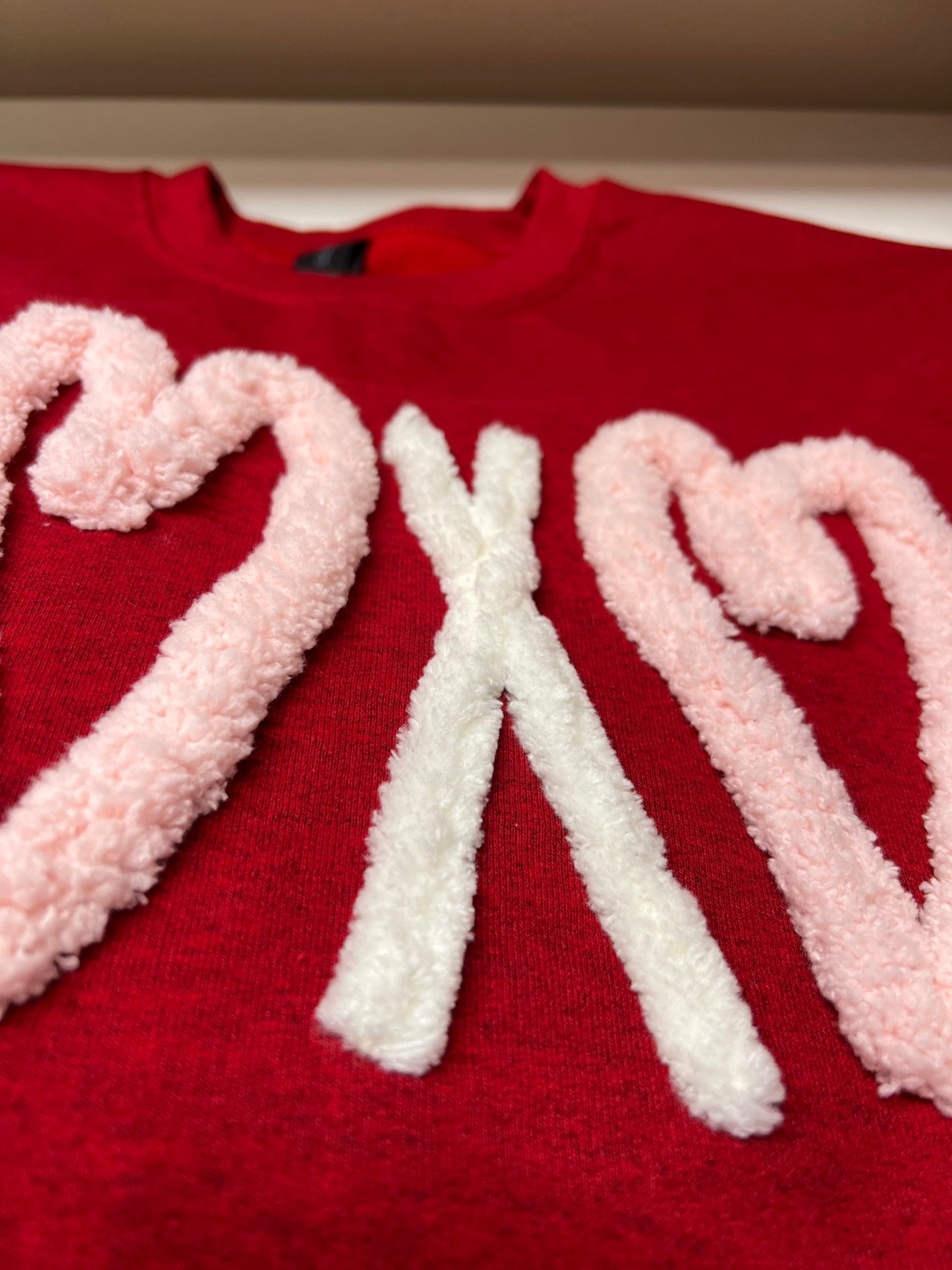 Valentine’s Day Yarn XOXO Sweatshirt