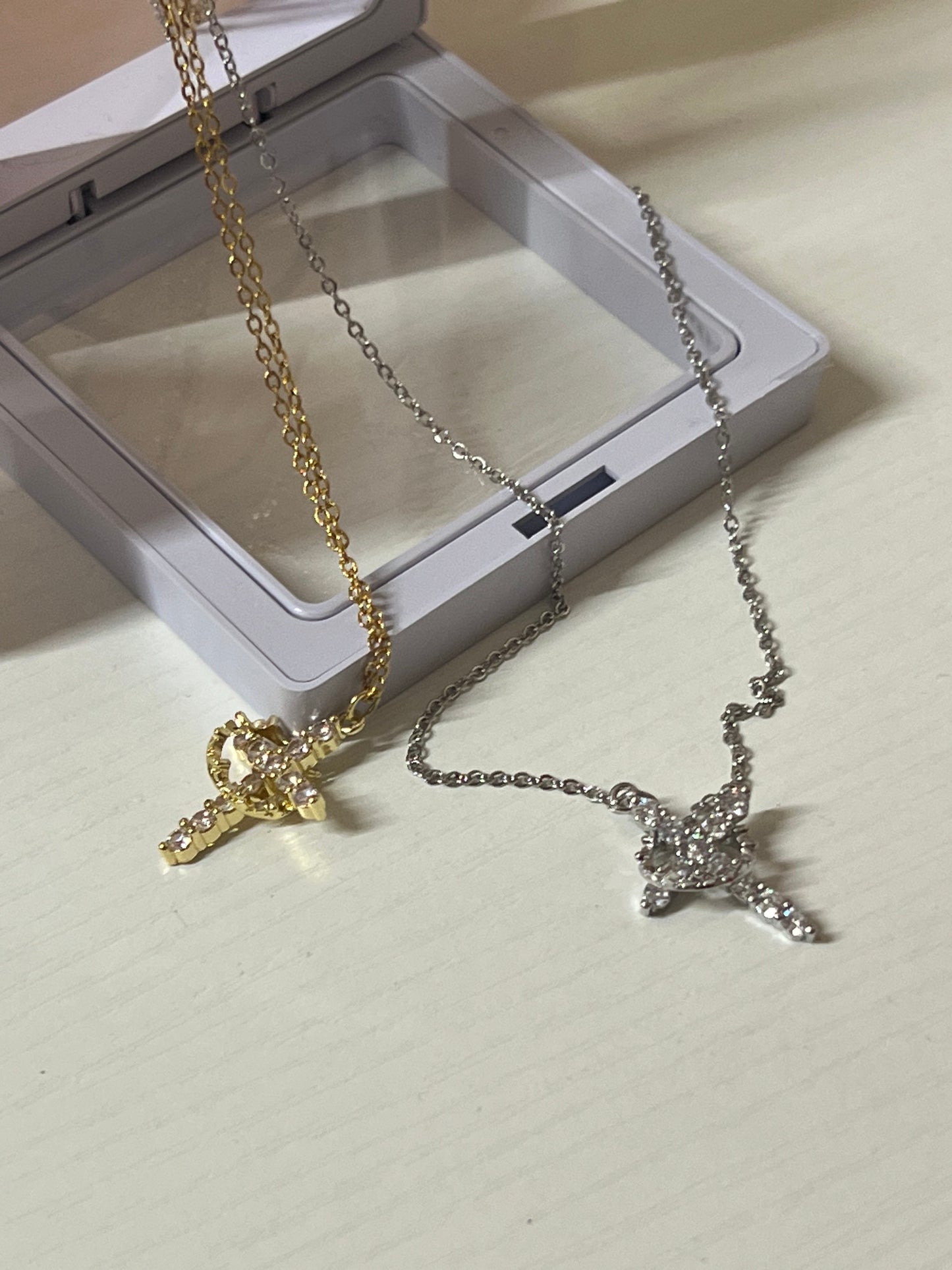 Cross & Crown Necklace
