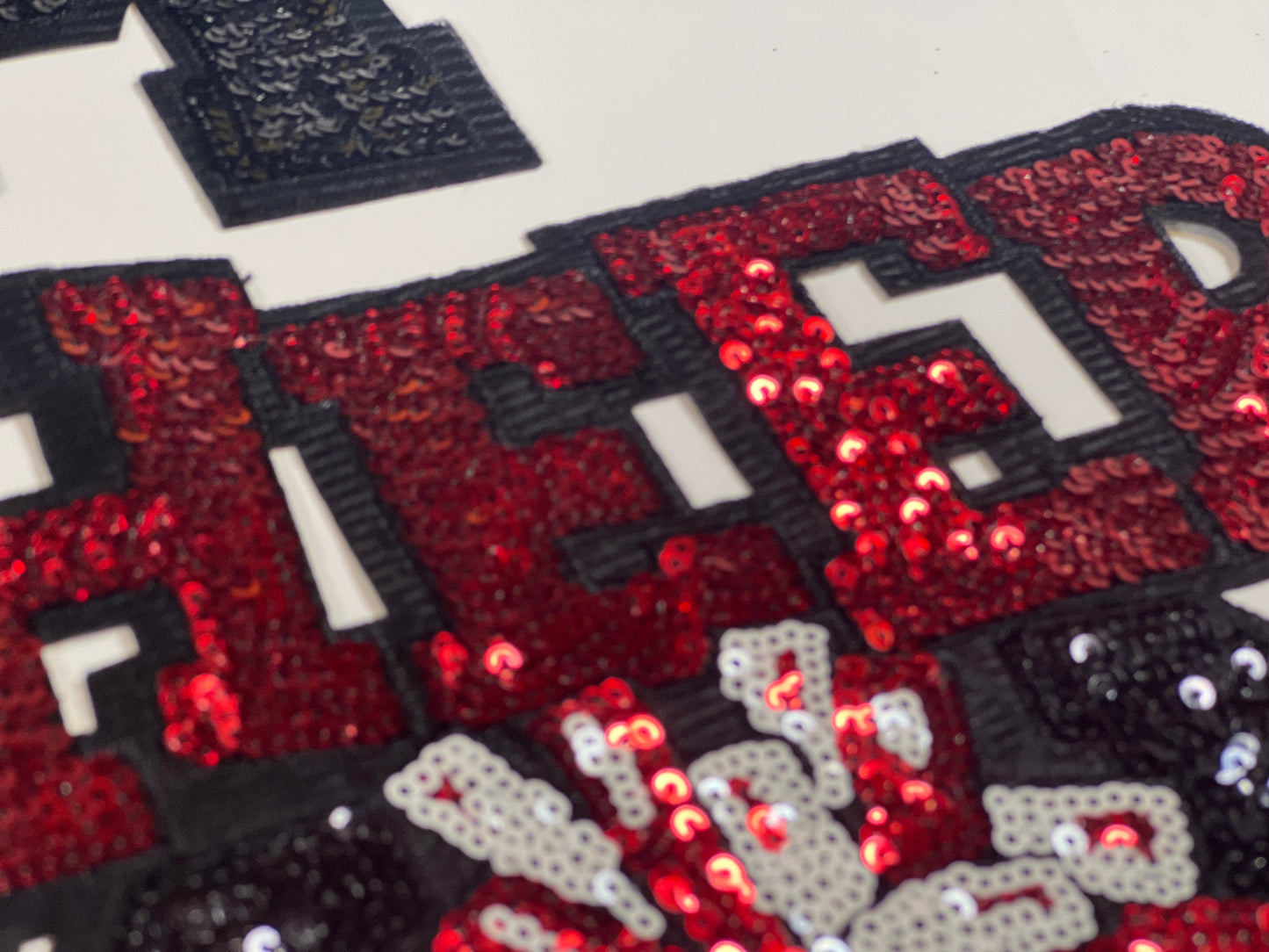 Cheer Mom sequins patch shirt $30 or sweatshirt $40