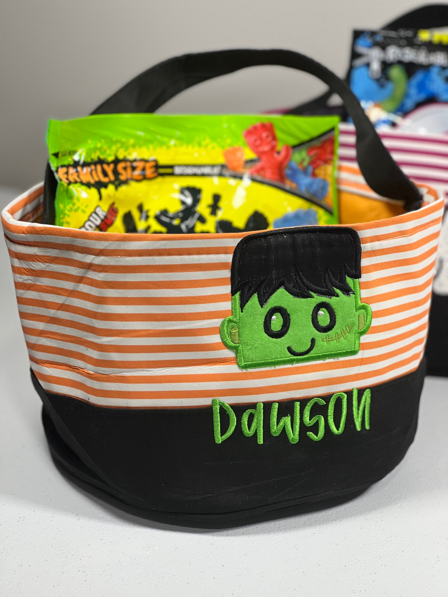 Halloween Baskets-Customized embroidery