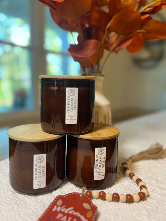 Pumpkin Cream Spice 14 oz candle $25